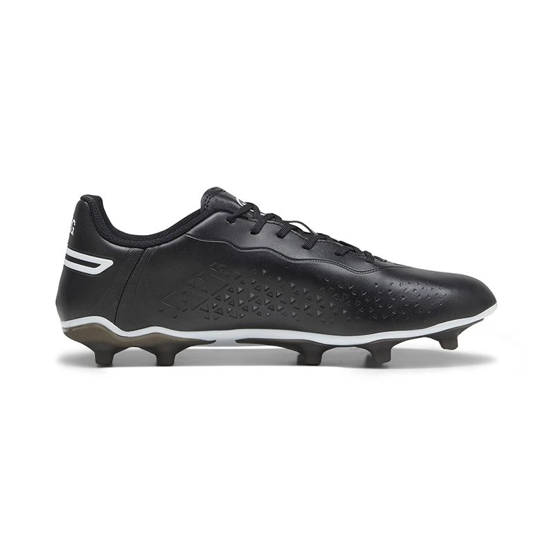 Puma King Match Play FG/AG Men's Football Boots Black / White 4 Puma King Match Play FG/AG Men's Football Boots Black / White - Image 2