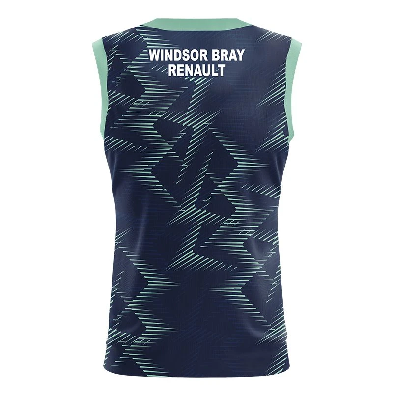 Wicklow GAA Kids' Training Vest Marine / Green 4 Wicklow GAA Kids' Training Vest Marine / Green - Image 2