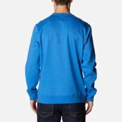 Columbia Men's Trek™ Crew Sweatshirt Bright Indigo Heather -Sport Style Shop 1957933 434 b