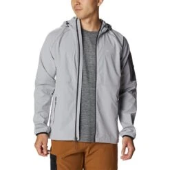 Columbia Men's Tall Heights™ Hooded Softshell Jacket Columbia Grey -Sport Style Shop 1975591 039 a5