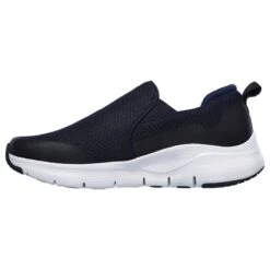 Skechers Men's Arch Fit Banlin Slip-On Runners Navy / Grey -Sport Style Shop 232043 nvy d large
