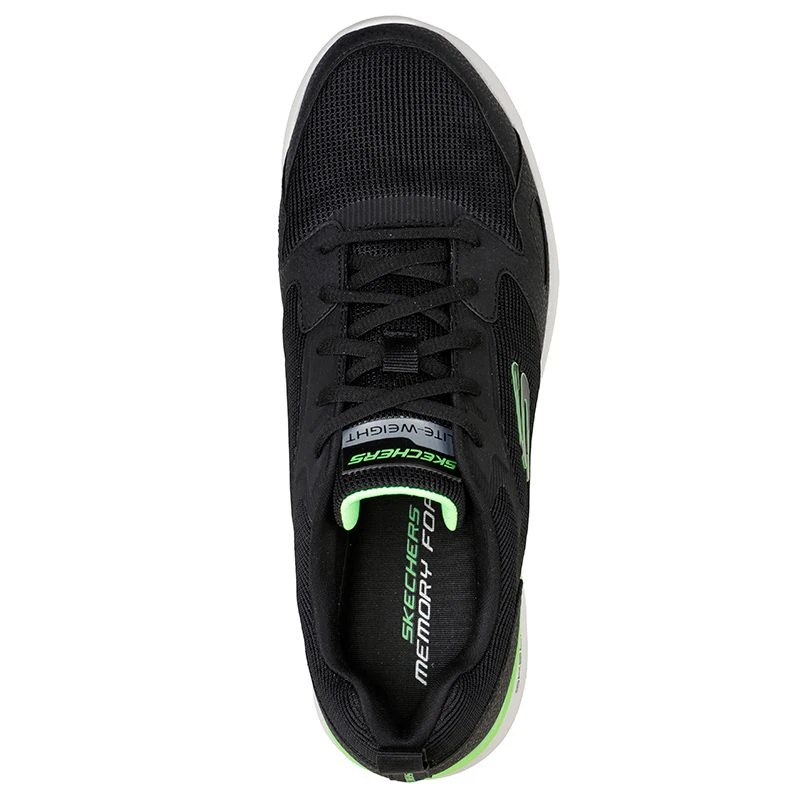 Skechers Men's Skech-Air Dynamight - Venturik Trainers Black / Lime 6 Skechers Men's Skech-Air Dynamight - Venturik Trainers Black / Lime - Image 4