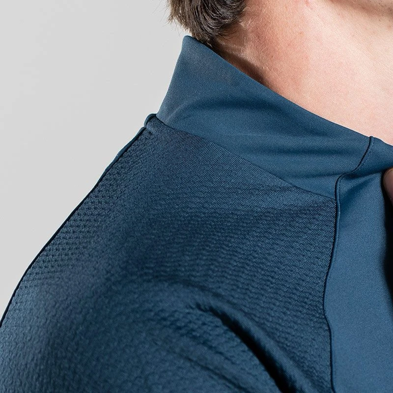 O'Neills Men's Adapt Brushed Half Zip Top Marine / Blue 6 O'Neills Men's Adapt Brushed Half Zip Top Marine / Blue - Image 4