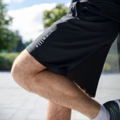 Men's Nathan Technical Fleece Shorts Black / Silver 11 Men's Nathan Technical Fleece Shorts Black / Silver -Sport Style Shop 4t5a0840