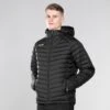 Men's Peru Hooded Padded Jacket Black
