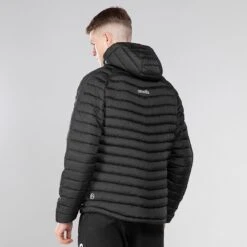 Men's Peru Hooded Padded Jacket Black -Sport Style Shop 4t5a0949 1