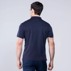 Men's Pima Cotton Polo Shirt Marine -Sport Style Shop 4t5a3275