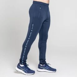 Men's Defender Hybrid Skinny Tracksuit Bottoms Marine / Green -Sport Style Shop 4t5a3444