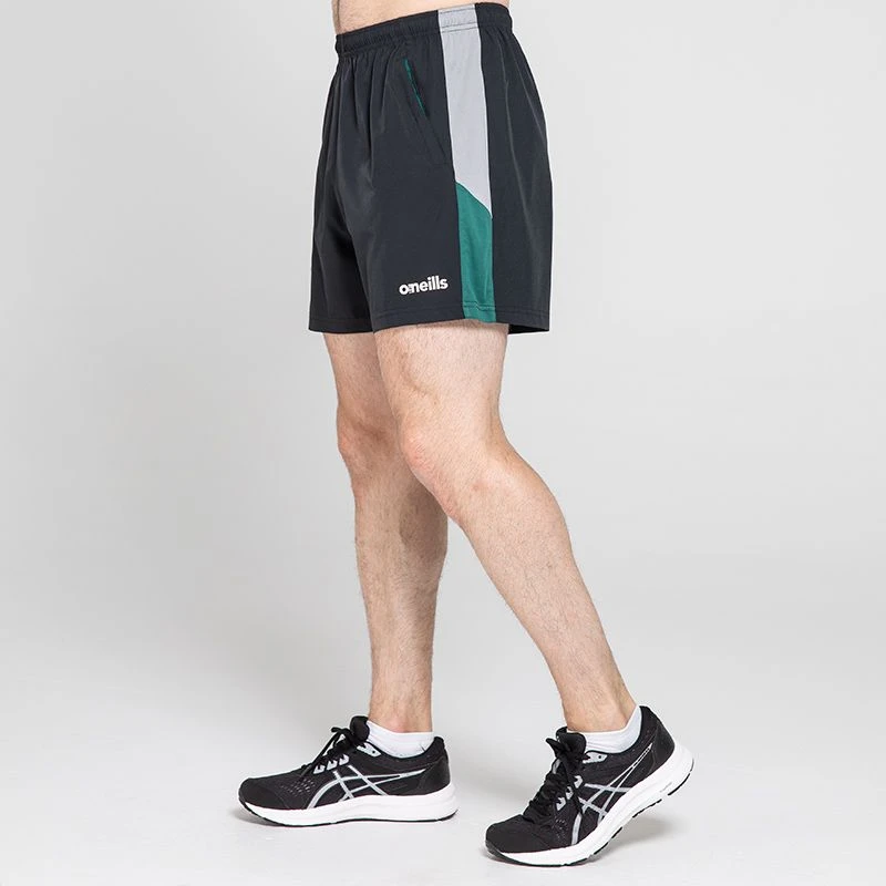 Men's Zack Woven Shorts Black / Grey / Green 3 Men's Zack Woven Shorts Black / Grey / Green