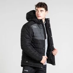 Men's Wallace Hooded Padded Jacket Black 11 Men's Wallace Hooded Padded Jacket Black -Sport Style Shop 4t5a9453