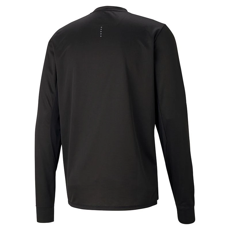 Puma Men's Favourite Long Sleeve Running T-Shirt Black 6 Puma Men's Favourite Long Sleeve Running T-Shirt Black - Image 4