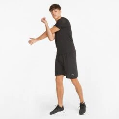 Puma Men's Formknit Seamless Training T-Shirt Black 9 Puma Men's Formknit Seamless Training T-Shirt Black -Sport Style Shop 521556 01 mod03