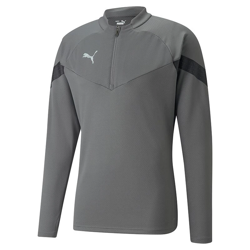 Puma Men's Training 1/4 Zip Top Smoked Pearl / Black / Silver 3 Puma Men's Training 1/4 Zip Top Smoked Pearl / Black / Silver