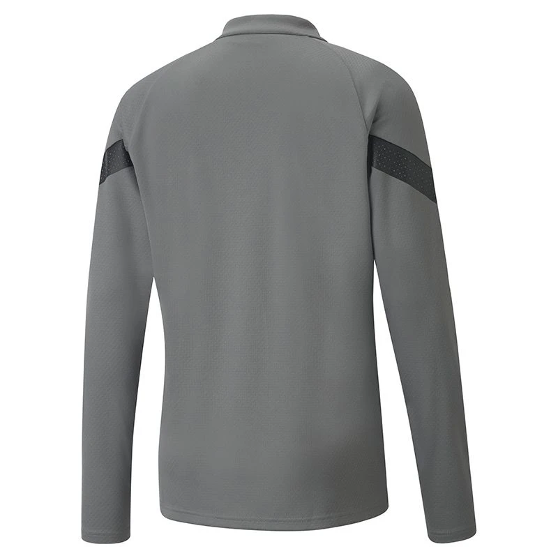 Puma Men's Training 1/4 Zip Top Smoked Pearl / Black / Silver 4 Puma Men's Training 1/4 Zip Top Smoked Pearl / Black / Silver - Image 2