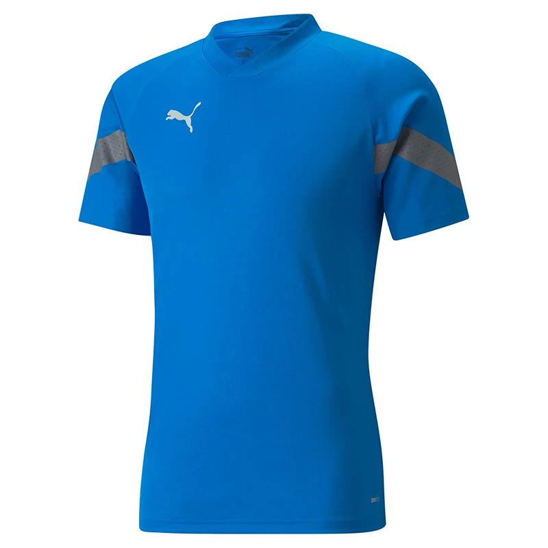 Puma Men's TeamFINAL Training Jersey Electric Blue Lemonade / Smoked Pearl / Silver 5 Puma Men's TeamFINAL Training Jersey Electric Blue Lemonade / Smoked Pearl / Silver - Image 3