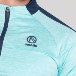 Men's Defender Brushed Half Zip Top Green / Marine / Green -Sport Style Shop am3a0037