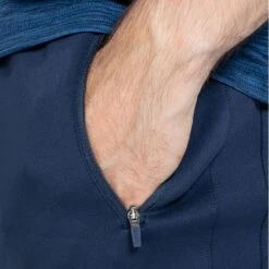 Men's Defender Hybrid Skinny Tracksuit Bottoms Marine / Green -Sport Style Shop am3a0046