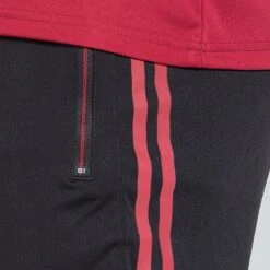Men's Dolmen Training Shorts Black / Red / White -Sport Style Shop am3a0067