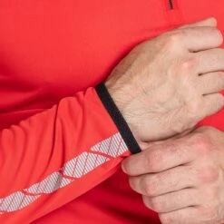 Men's Cody Half Zip Midlayer Top Red / Black / Grey -Sport Style Shop am3a0097 1