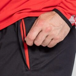 Men's Cody Training Shorts Black / Red / Grey -Sport Style Shop am3a0100 1