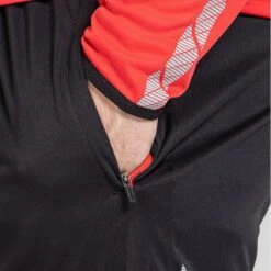 Men's Cody Training Shorts Black / Red / Grey -Sport Style Shop am3a0101 1