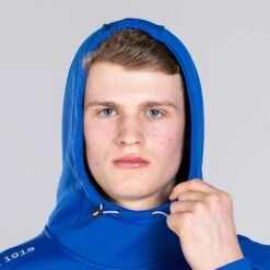 Men's Zack Fleece Pullover Hoodie Royal / Marine / Silver -Sport Style Shop am3a0268