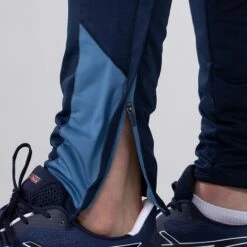 Men's Zack Brushed Skinny Tracksuit Bottoms Marine / Blue / Silver 17 Men's Zack Brushed Skinny Tracksuit Bottoms Marine / Blue / Silver -Sport Style Shop am3a0341