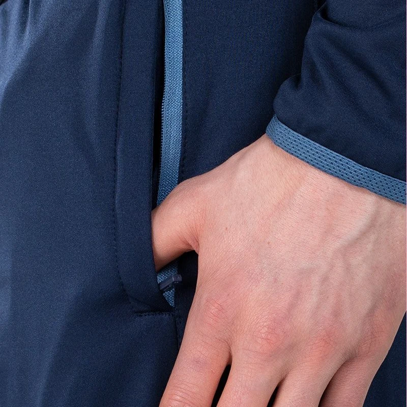 Men's Zack Brushed Skinny Tracksuit Bottoms Marine / Blue / Silver 7 Men's Zack Brushed Skinny Tracksuit Bottoms Marine / Blue / Silver - Image 5