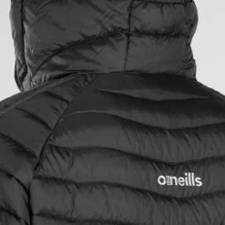Men's Peru Hooded Padded Jacket Black -Sport Style Shop am3a0366