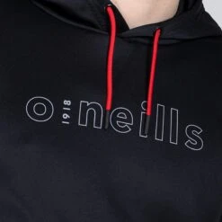 Men's Cody Hybrid Pullover Hoodie Black / Red / Grey -Sport Style Shop am3a0412