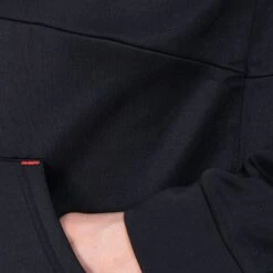 Men's Cody Hybrid Pullover Hoodie Black / Red / Grey -Sport Style Shop am3a0413