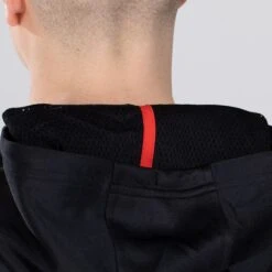 Men's Cody Hybrid Pullover Hoodie Black / Red / Grey -Sport Style Shop am3a0414