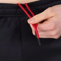 Men's Cody Hybrid Leisure Shorts Black / Red / Grey -Sport Style Shop am3a0434