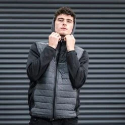 Men's Harrison Light Weight Padded Jacket Black