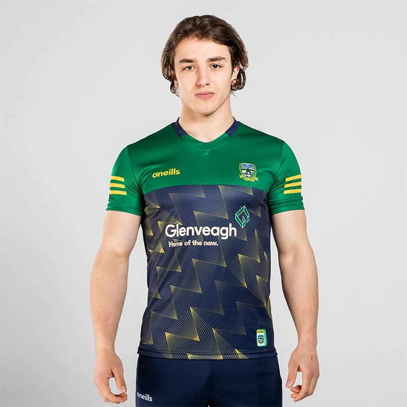 Meath GAA Hurling Player Fit Short Sleeve Training Top Marine / Bottle 3 Meath GAA Hurling Player Fit Short Sleeve Training Top Marine / Bottle