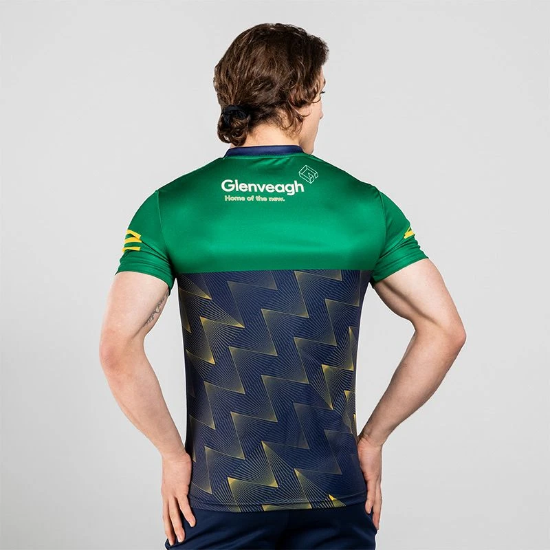 Meath GAA Hurling Player Fit Short Sleeve Training Top Marine / Bottle 4 Meath GAA Hurling Player Fit Short Sleeve Training Top Marine / Bottle - Image 2
