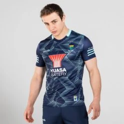 Wicklow GAA Hurling Player Fit Short Sleeve Training Top Marine / Green