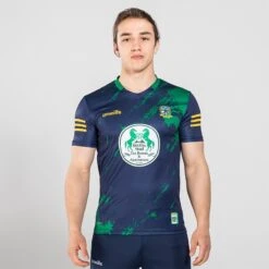 Meath GAA Player Fit Short Sleeve Training Top Marine