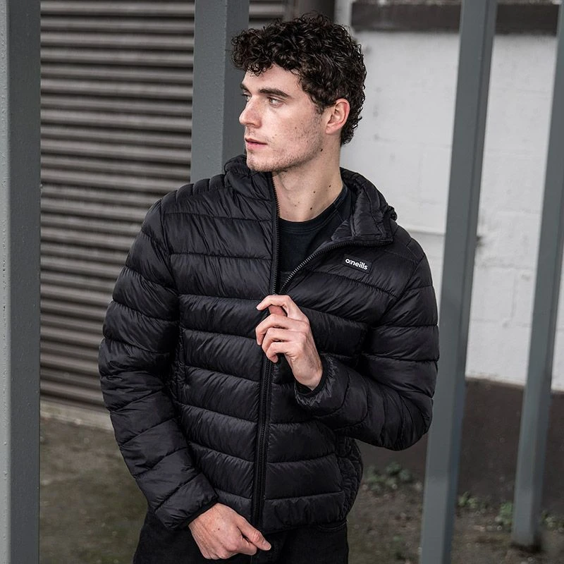 Men's Finn Hooded Padded Jacket Black 3 Men's Finn Hooded Padded Jacket Black