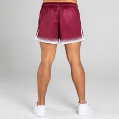 Nelson Shorts Maroon / White -Sport Style Shop am3a9879