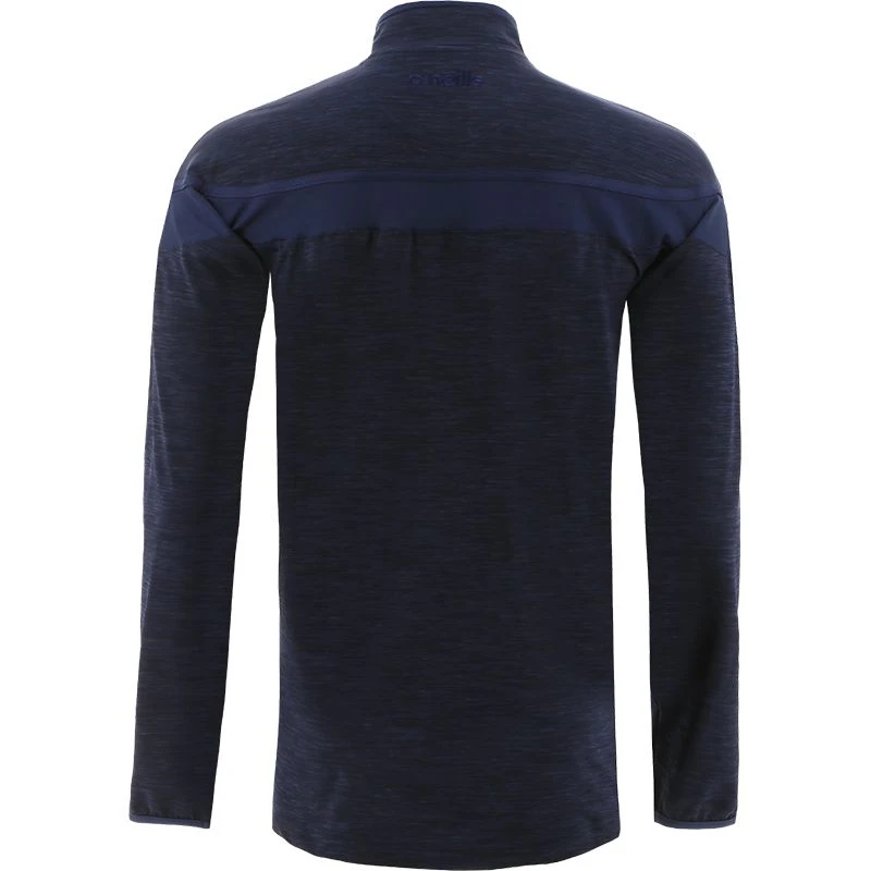 Men's Auckland Brushed Half Zip Top Marine 4 Men's Auckland Brushed Half Zip Top Marine - Image 2