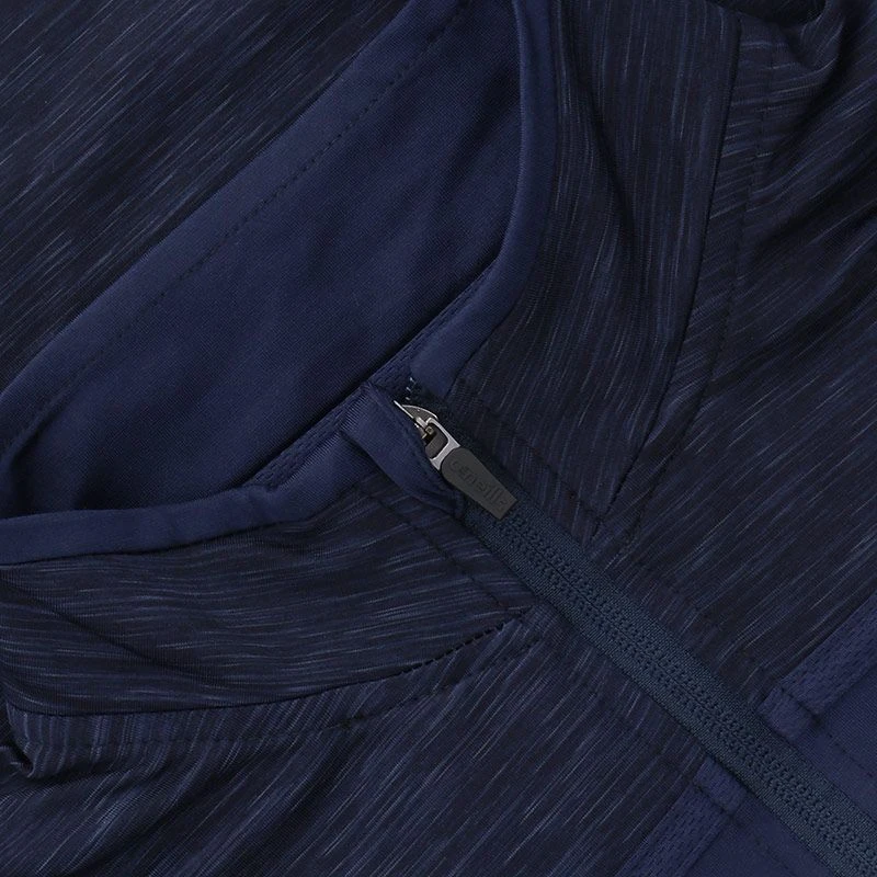 Men's Auckland Brushed Half Zip Top Marine 6 Men's Auckland Brushed Half Zip Top Marine - Image 4