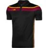 Men's Auckland Polo Shirt Black / Maroon / Amber