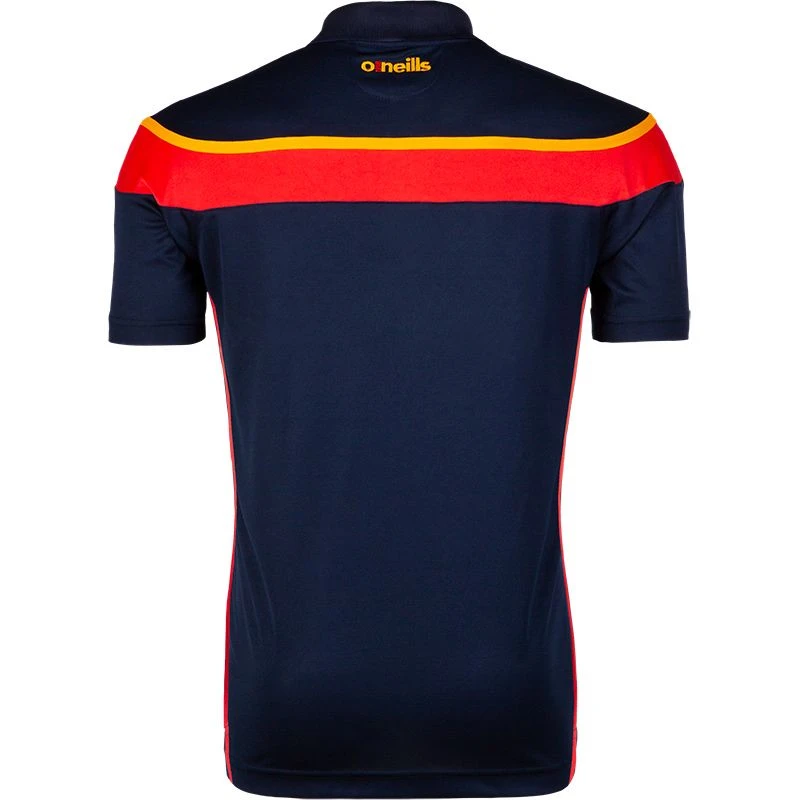 Men's Auckland Polo Shirt Marine / Red / Amber 4 Men's Auckland Polo Shirt Marine / Red / Amber - Image 2
