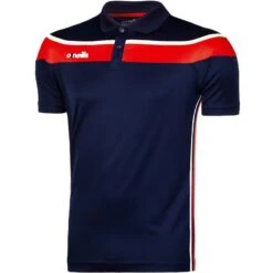 Men's Auckland Polo Shirt Marine / Red / White