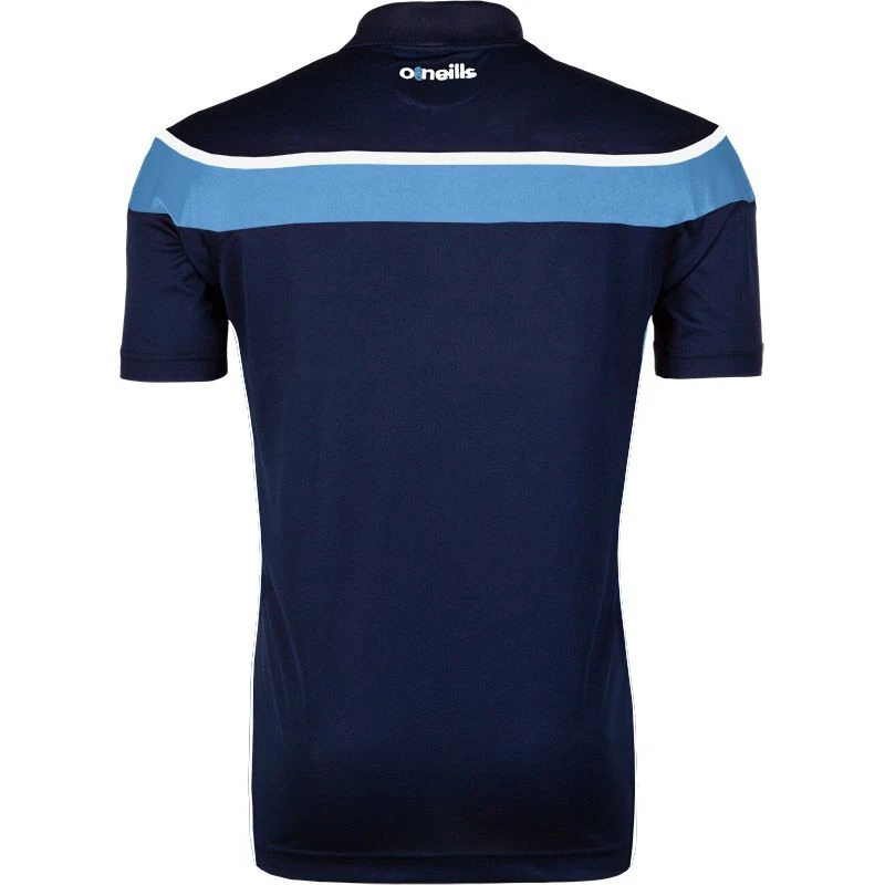Men's Auckland Polo Shirt Marine / Sky / White 4 Men's Auckland Polo Shirt Marine / Sky / White - Image 2