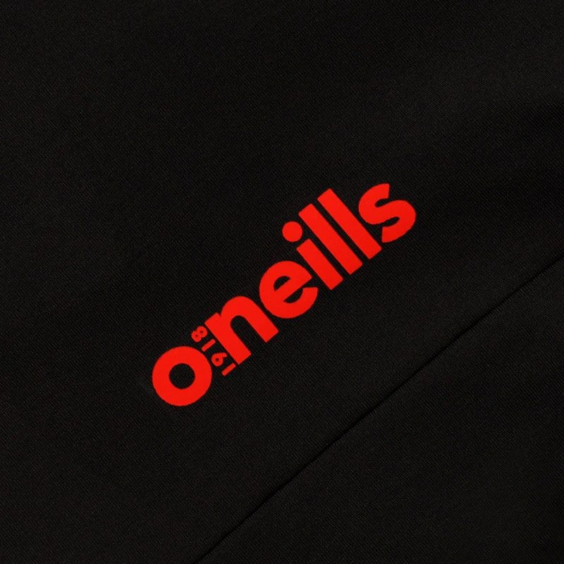 Men's Cathal Brushed Half Zip Top Black / Red 5 Men's Cathal Brushed Half Zip Top Black / Red - Image 3