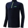 Men's Cathal Brushed Half Zip Top Marine / Green -Sport Style Shop cath 122 0 gen memegn adults 1