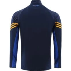 Longford GAA Men's Harlem Brushed Half Zip Top Marine / Royal / Amber -Sport Style Shop clare harlem 184 hz brush top pockets mar roy amb 3s 2 1