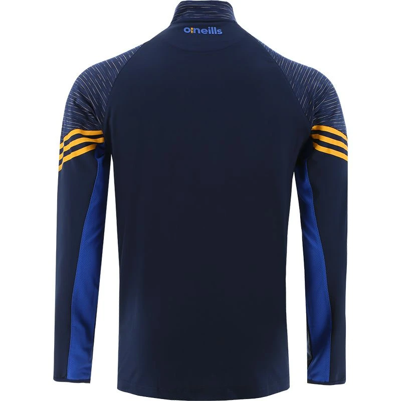 Wicklow GAA Kids' Harlem Brushed Half Zip Top Marine / Royal / Amber 4 Wicklow GAA Kids' Harlem Brushed Half Zip Top Marine / Royal / Amber - Image 2
